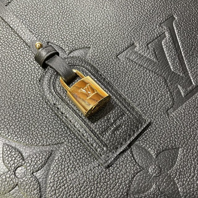 LV專櫃新款女包 路易威登Grand Palais手袋 Monogram Empreinte壓紋軟粒面牛皮 LV爆款手提肩背女包 M45811  ydh4394